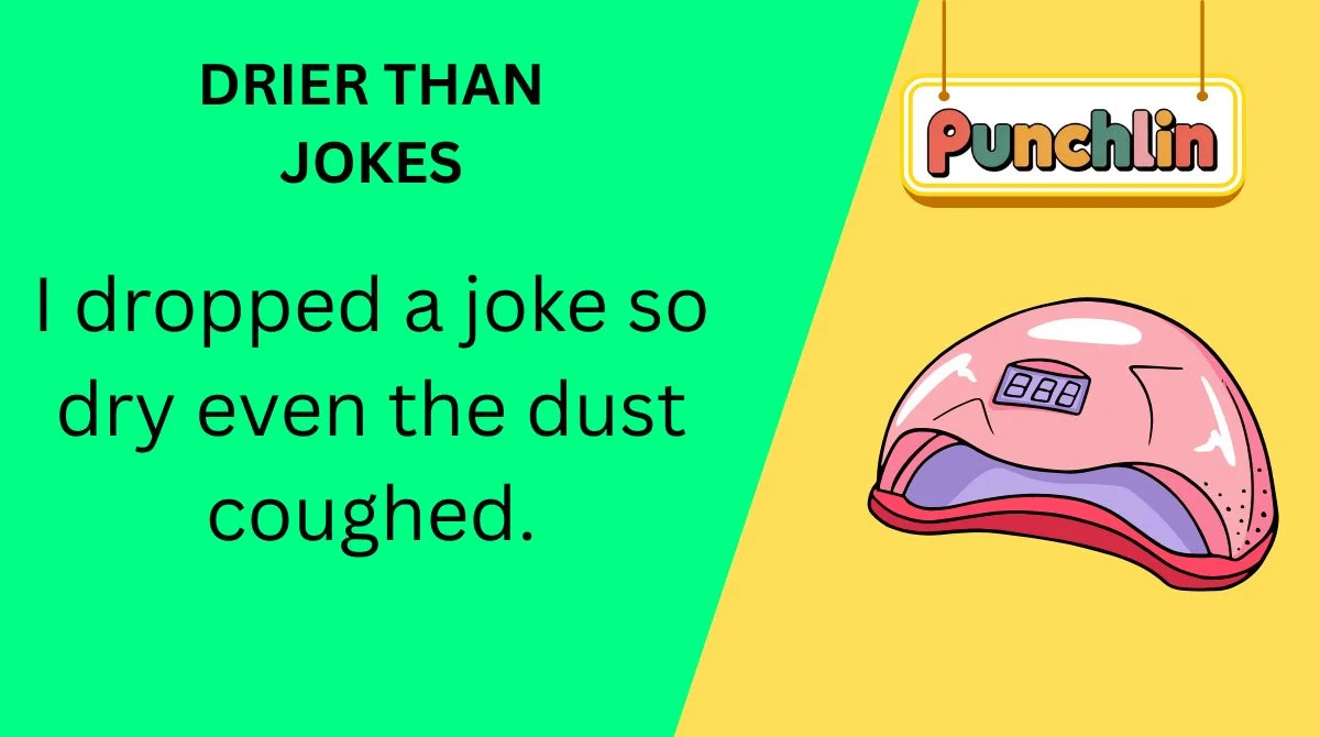 Drier Than Jokes
