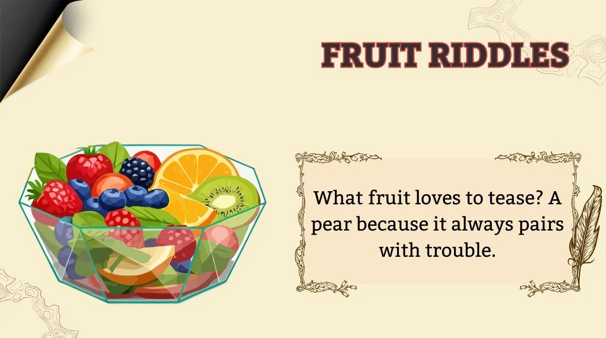 🍉 198+ Fruit Riddles That’ll Make You Go , to go up the wall! (Funny ...