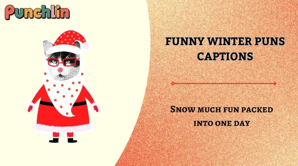 Funny Winter Puns Captions
