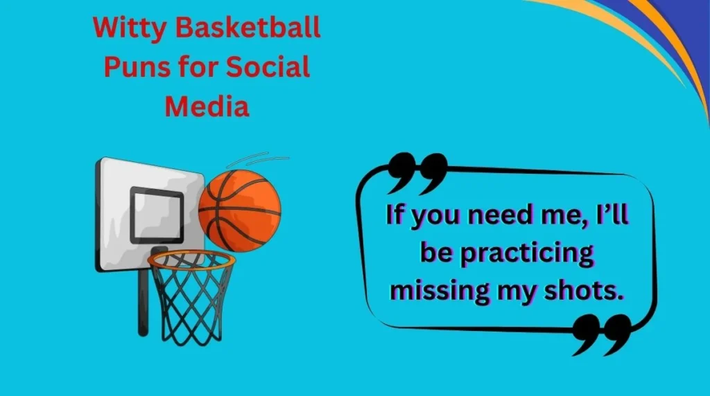 Witty Basketball Puns for Social Media