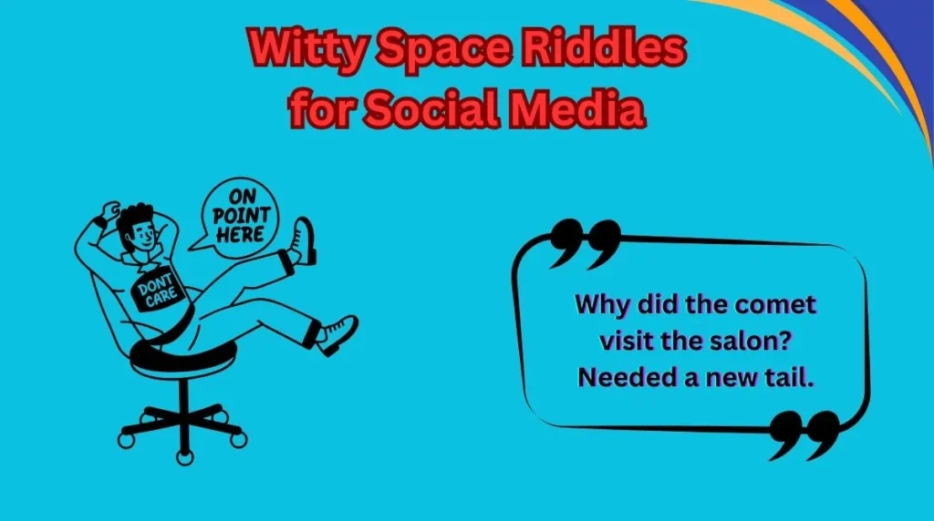Witty Space Riddles for Social Media