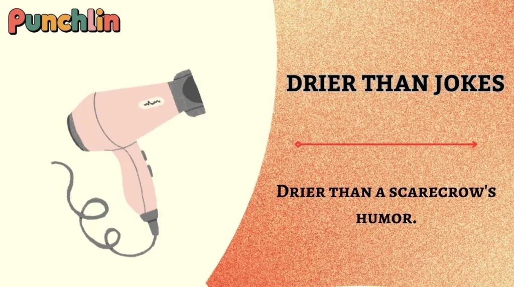 Drier Than Jokes