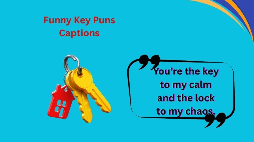 Funny Key Puns Captions