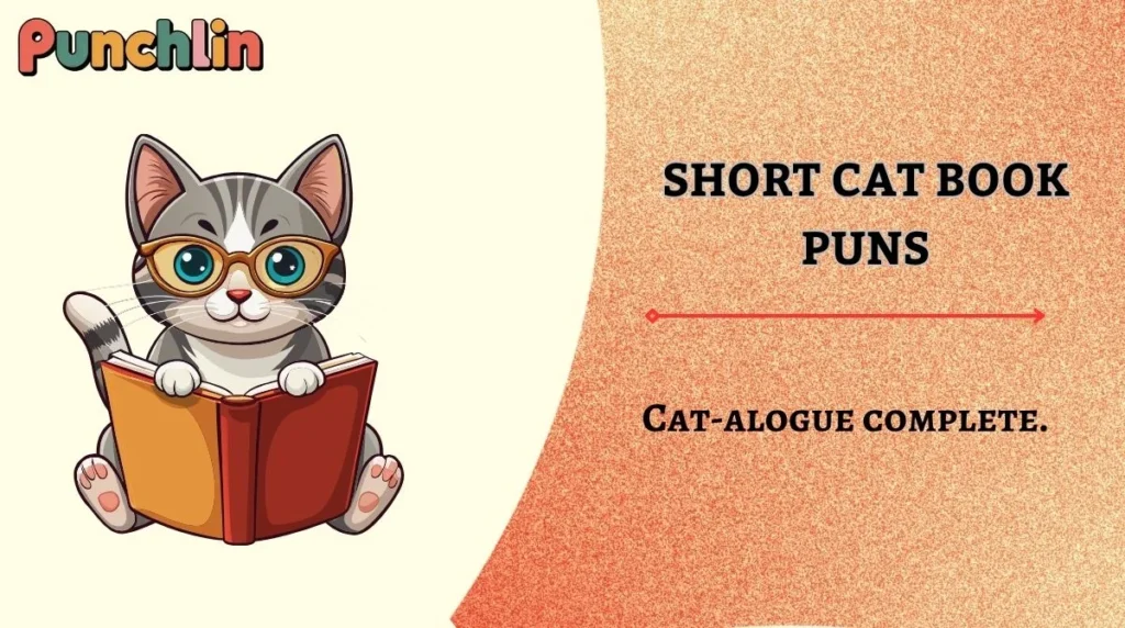 Short Cat Book Puns