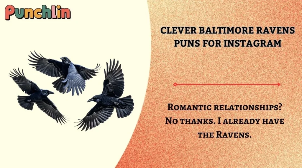 Clever Baltimore Ravens Puns for Instagram