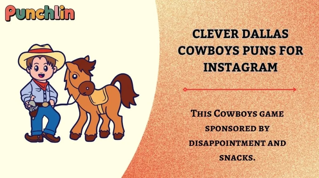 Clever Dallas Cowboys Puns for Instagram
