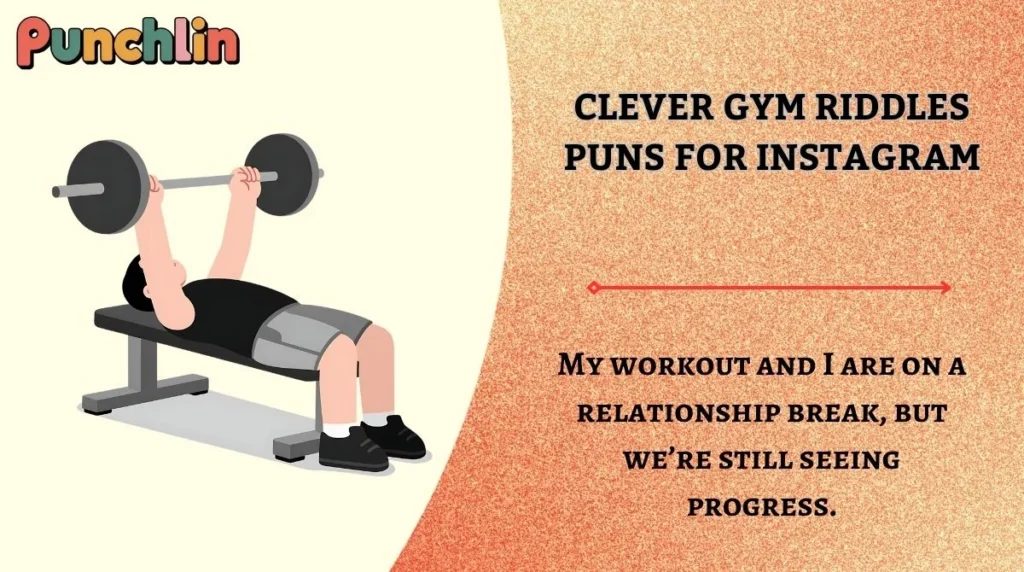 Clever Gym Riddles Puns for Instagram