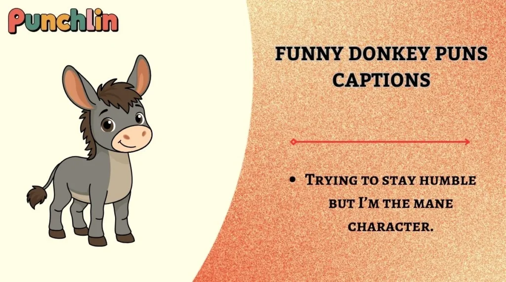 Funny Donkey Puns Captions