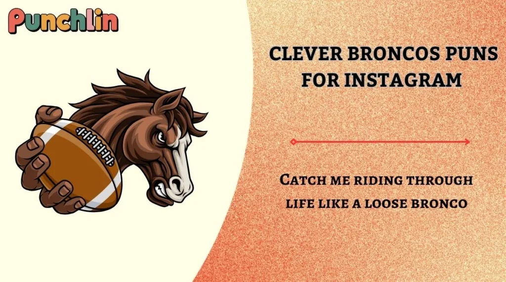 Clever Broncos Puns for Instagram