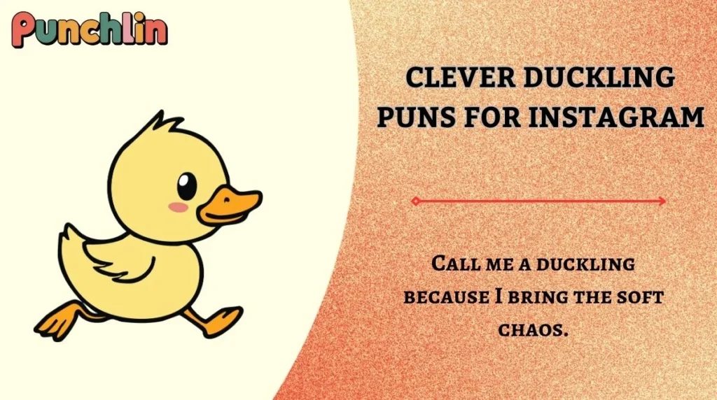 Clever Duckling Puns for Instagram