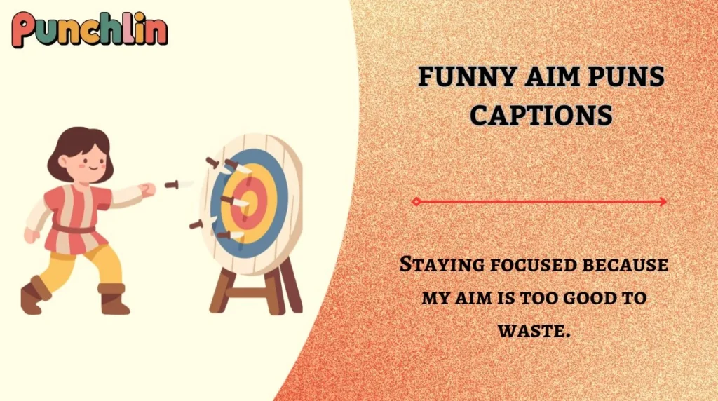 Funny Aim Puns Captions