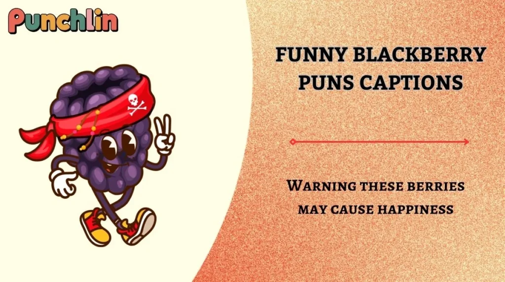 Funny Blackberry Puns Captions