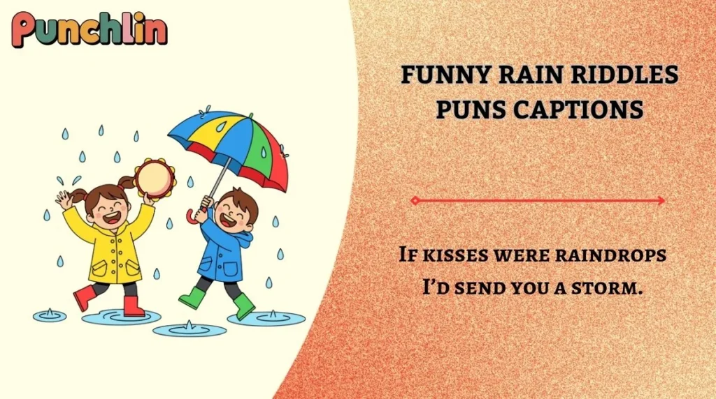 Funny Rain Riddles Puns Captions