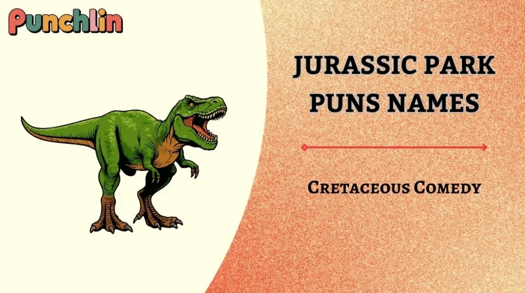 Jurassic Park Puns Names