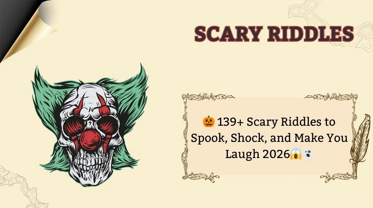 🎃 139+ Scary Riddles to Spook, Shock, and Make You Laugh 2026😱👻 ...