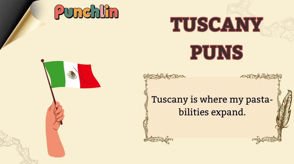 Tuscany Puns