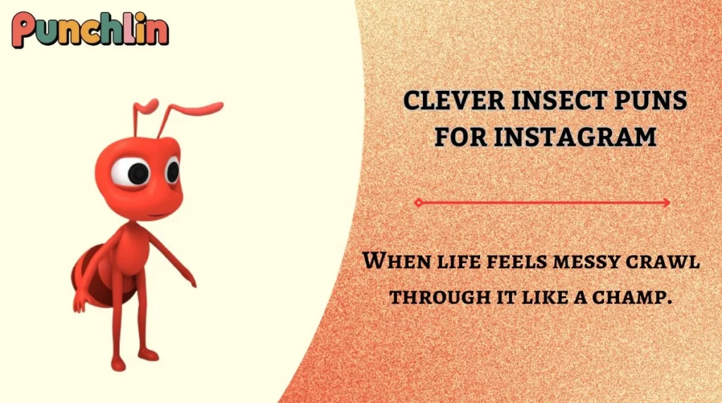 Clever Insect Puns for Instagram