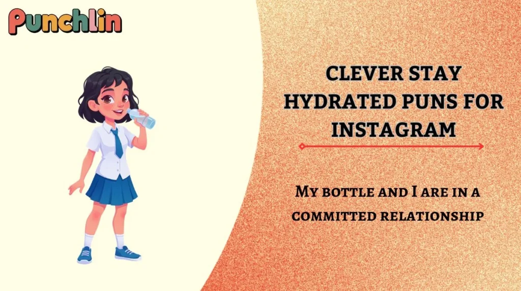 Clever Stay Hydrated Puns for Instagram