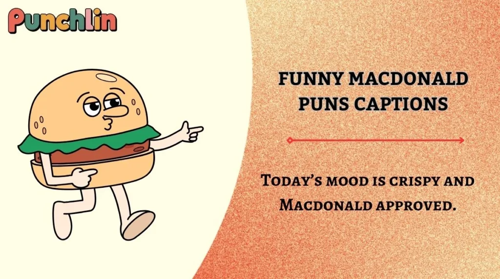 Funny Macdonald Puns Captions
