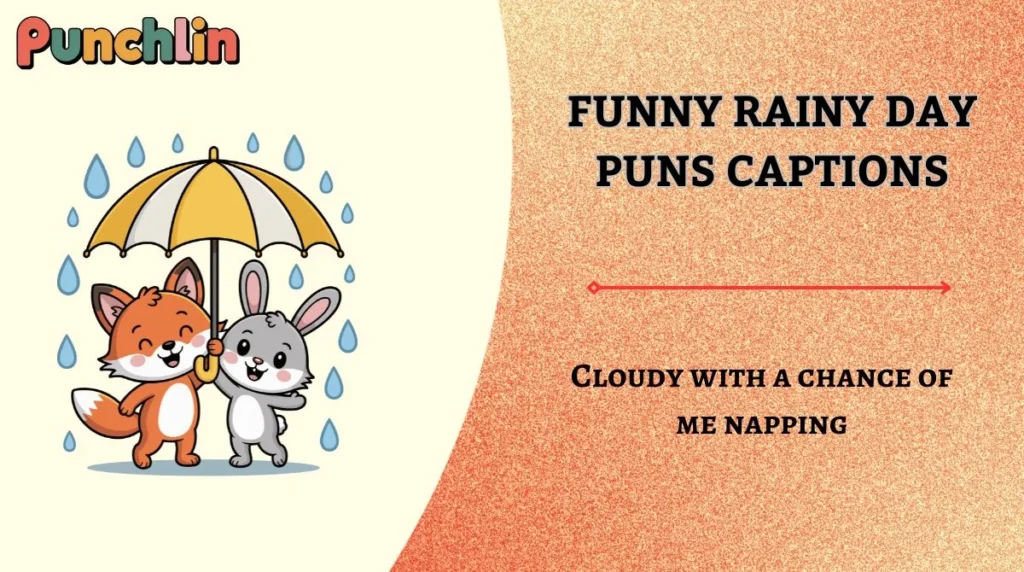 Funny Rainy Day Puns Captions