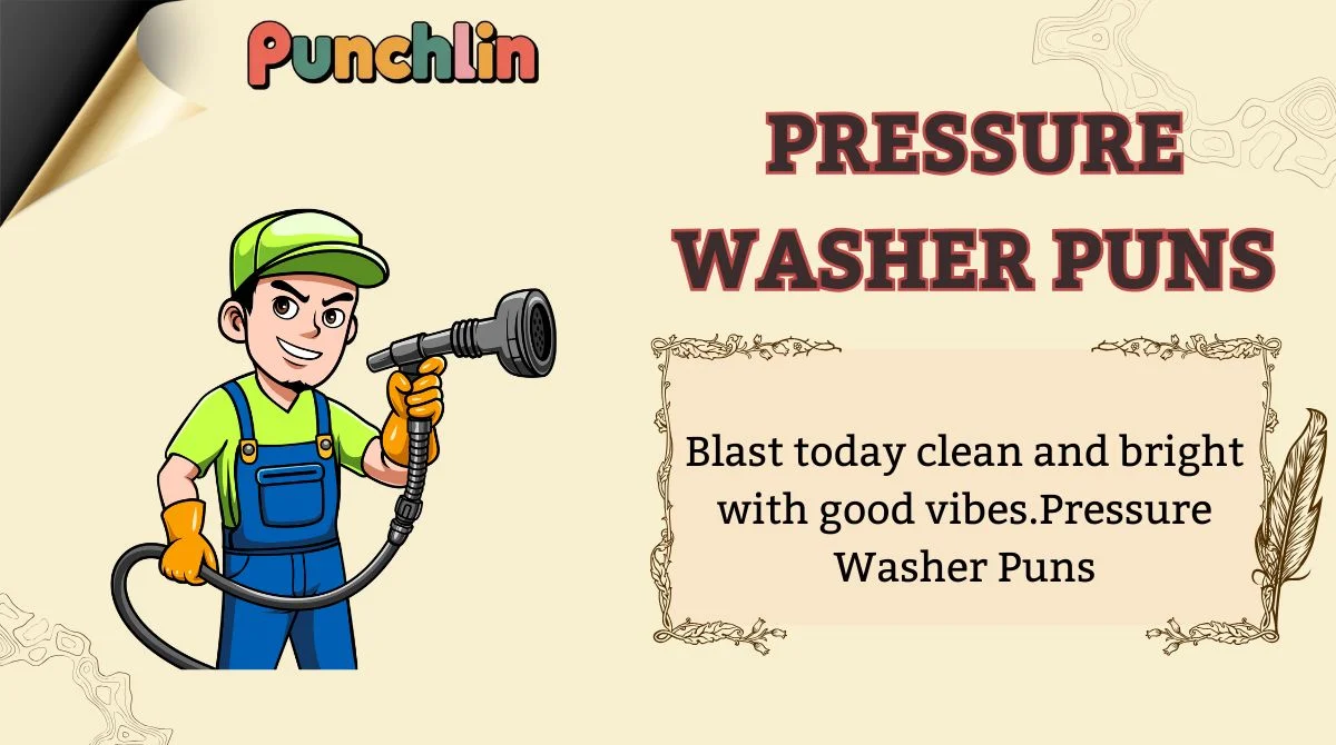Pressure Washer Puns